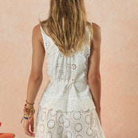 Yaya Lace Cami Antique White