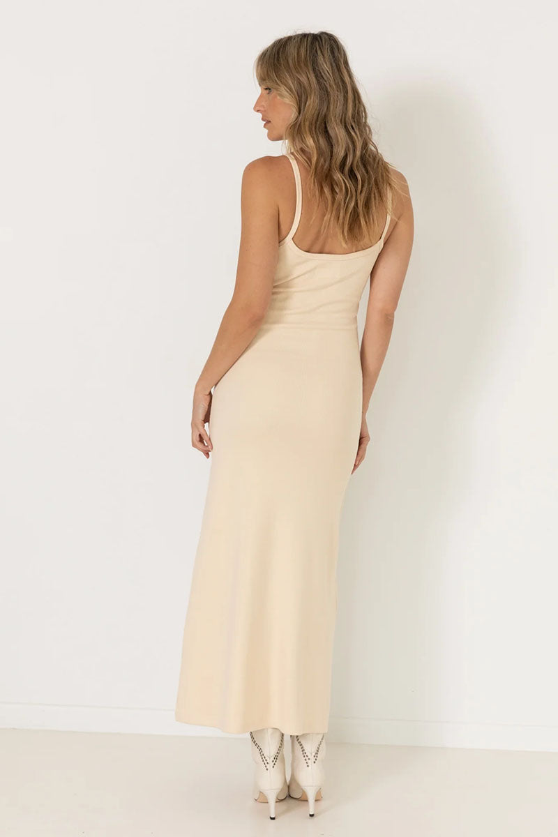 A LINE MAXI DRESS CREAM