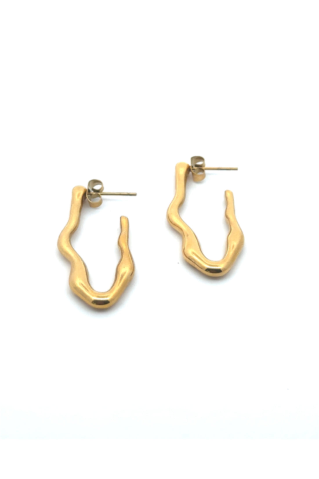 Lolita Wave Earrings Gold
