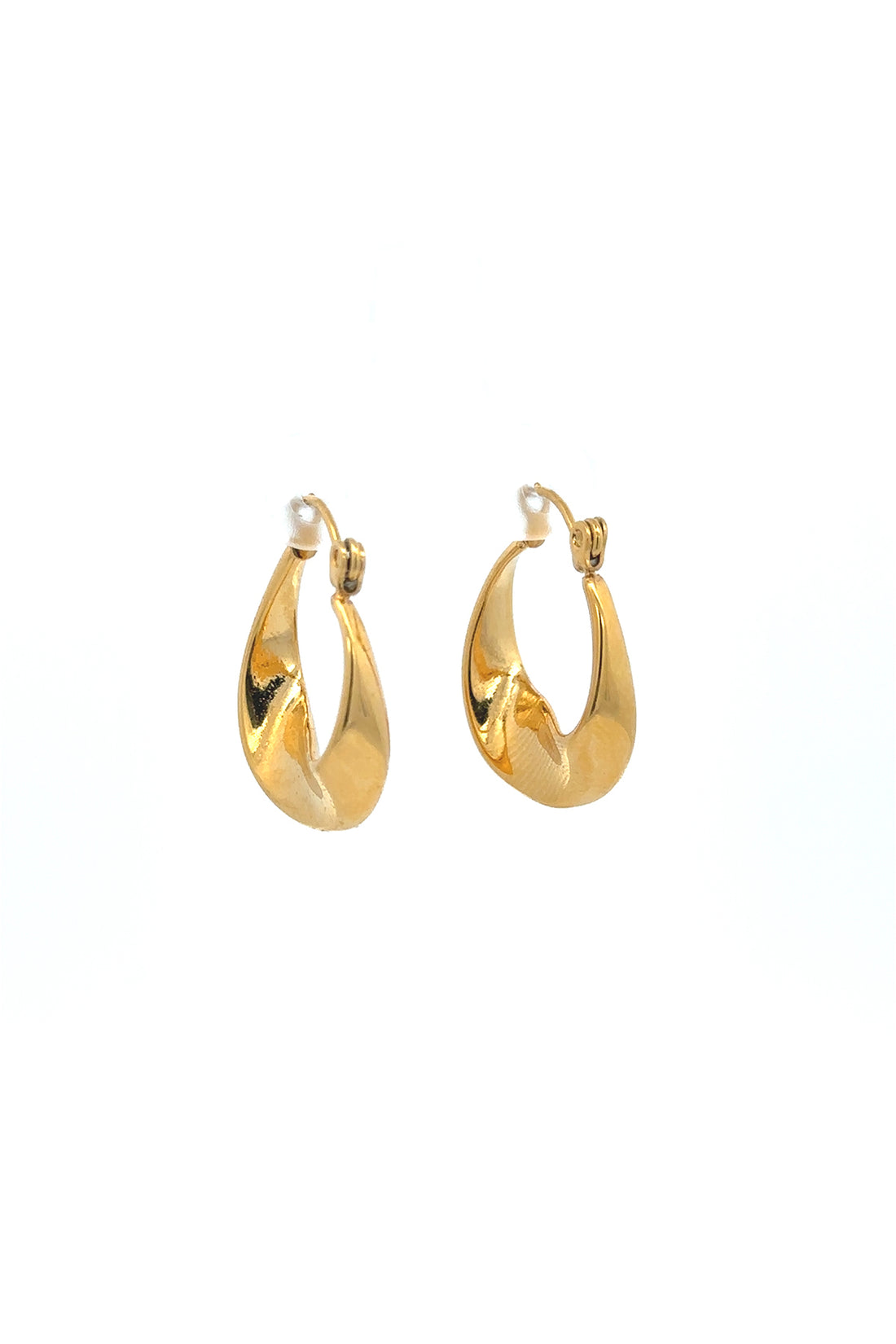 Lane Hoop Earrings Gold