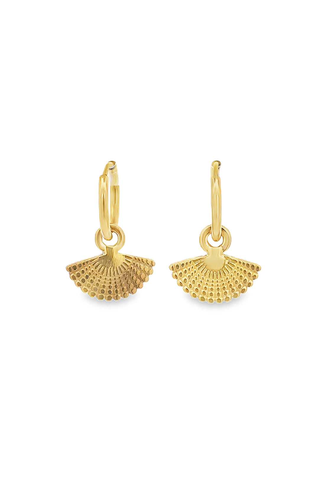 Odette Fan Earrings Gold