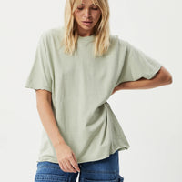 Slay Hemp Oversized T-shirt Eucalyptus