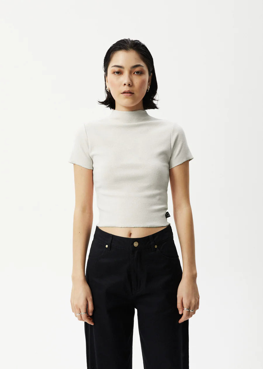 ICONIC HEMP RIBBED T-SHIRT