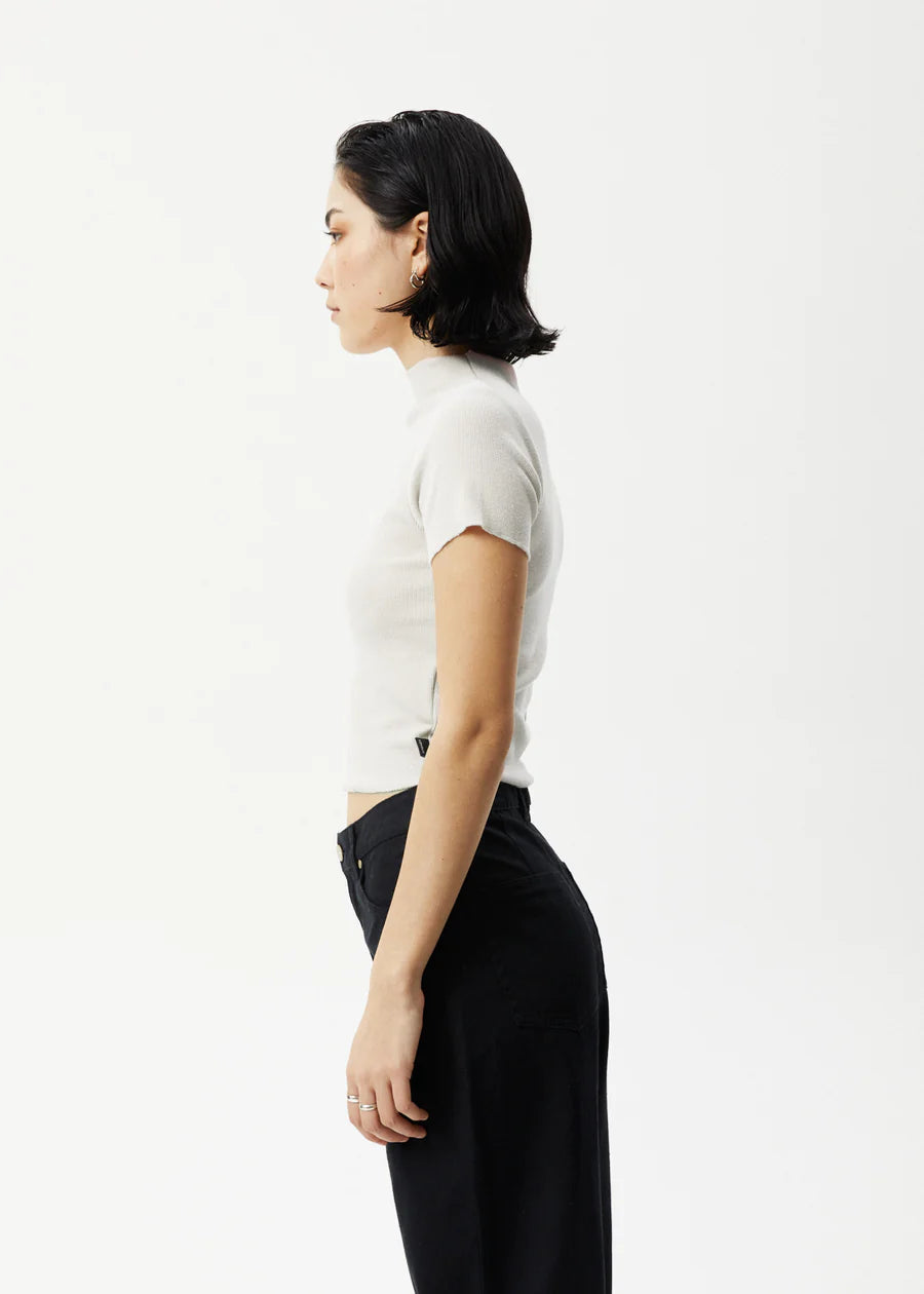ICONIC HEMP RIBBED T-SHIRT