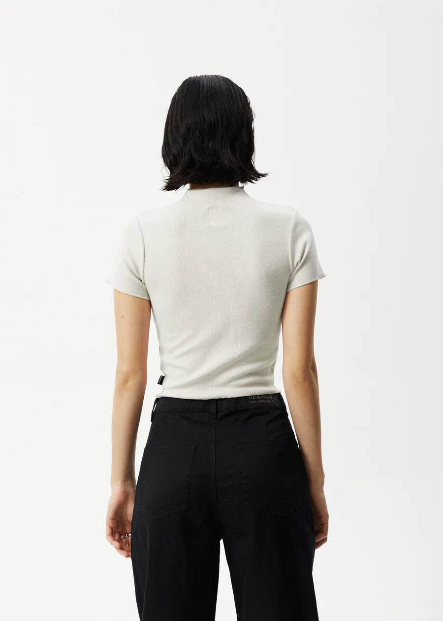 ICONIC HEMP RIBBED T-SHIRT