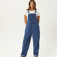 Louis Hemp Denim Baggy Overalls Authentic Blue