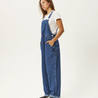 Louis Hemp Denim Baggy Overalls Authentic Blue