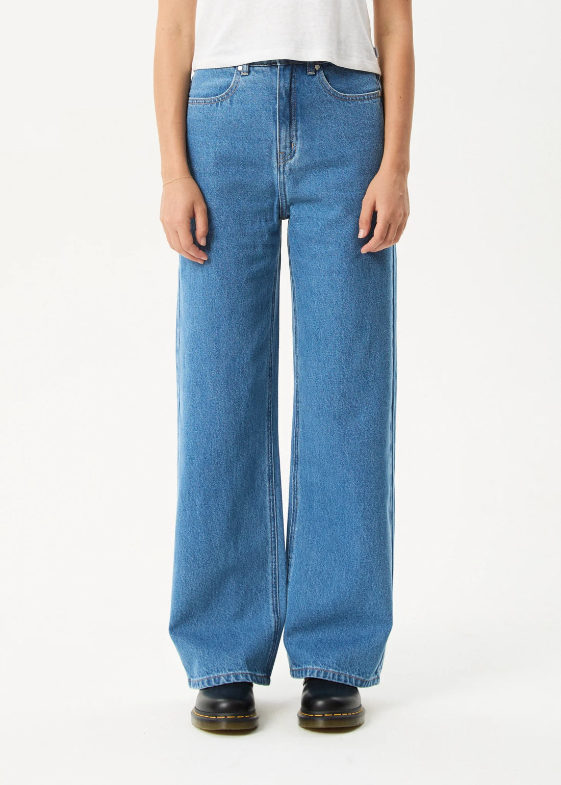Bella Baggy Jeans Worn Blue