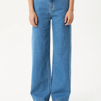 Bella Baggy Jeans Worn Blue