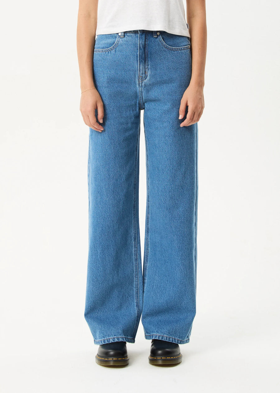 Bella Baggy Jeans Worn Blue