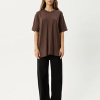 Slay Oversized Tee Coffee