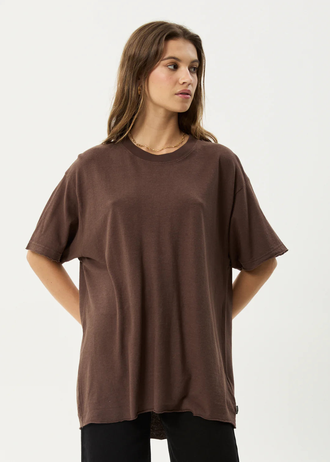 Slay Oversized Tee Coffee