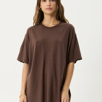 Slay Oversized Tee Coffee