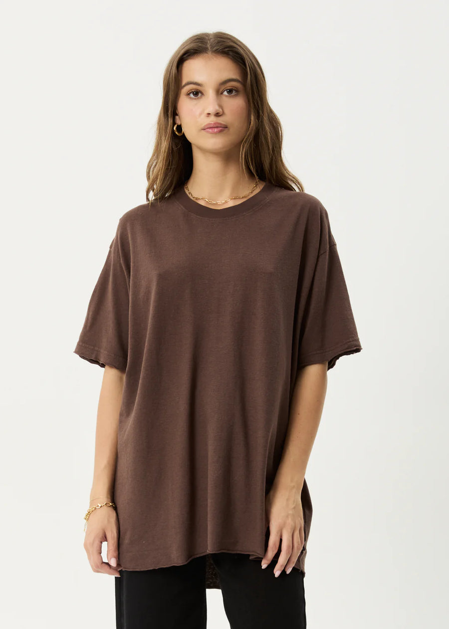 Slay Oversized Tee Coffee