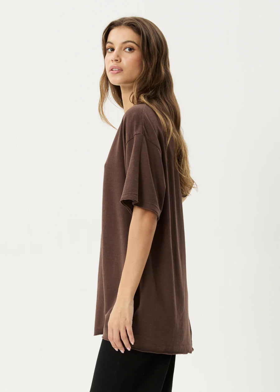 Slay Oversized Tee Coffee
