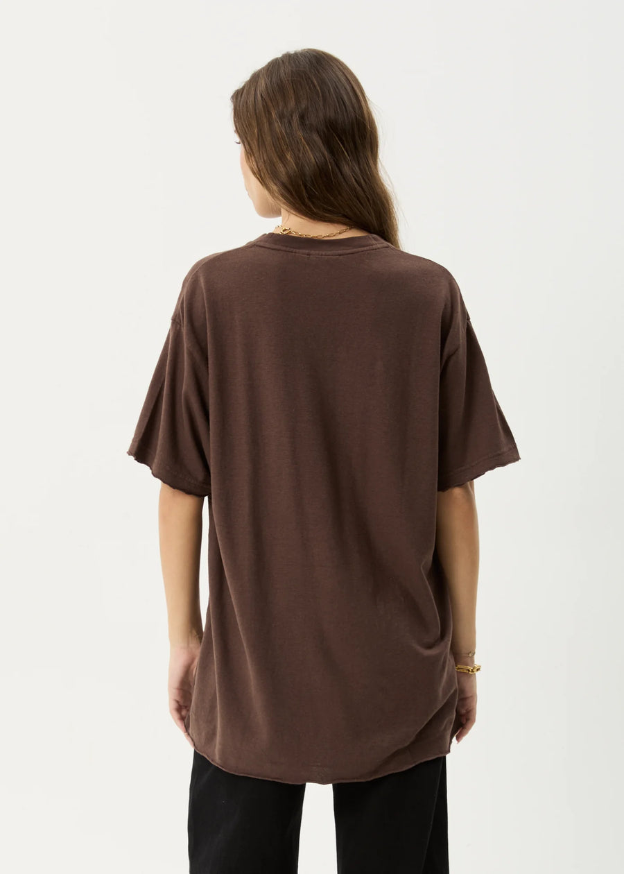 Slay Oversized Tee Coffee