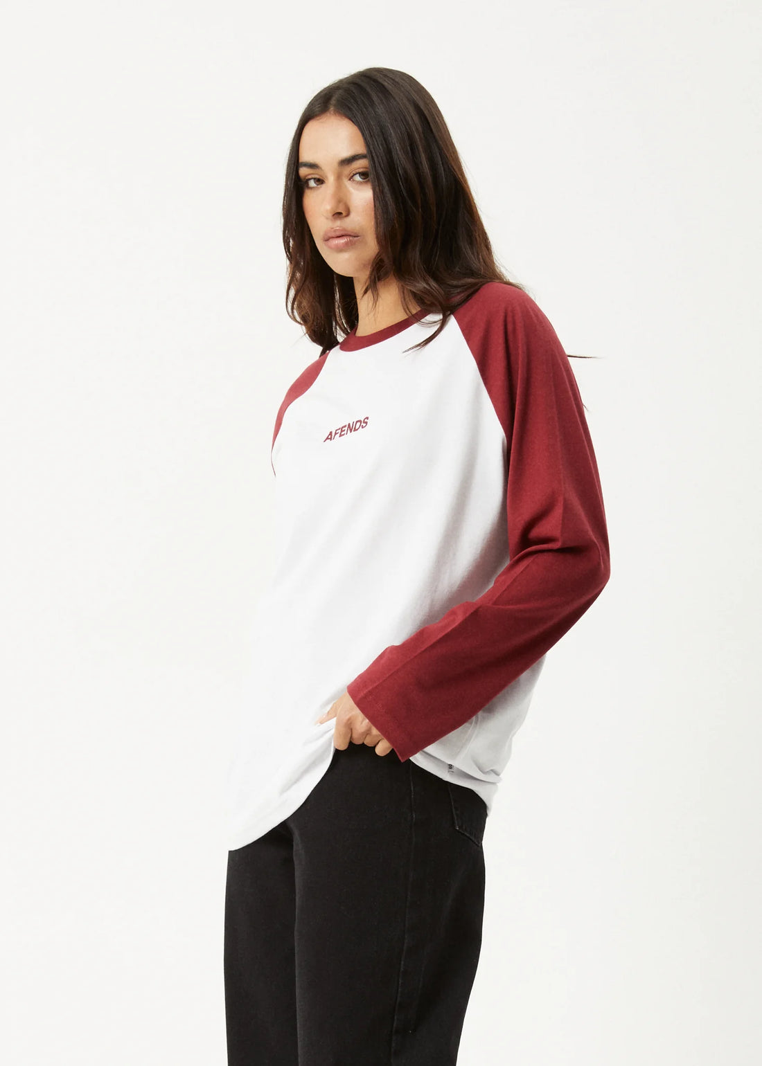 Ryan Oversized Long Sleeve Raglan Tee