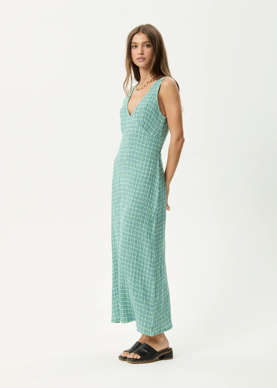 Creator Seersucker Maxi Dress Pine