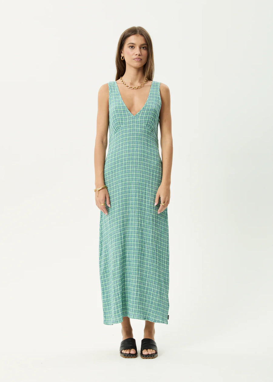 Creator Seersucker Maxi Dress Pine
