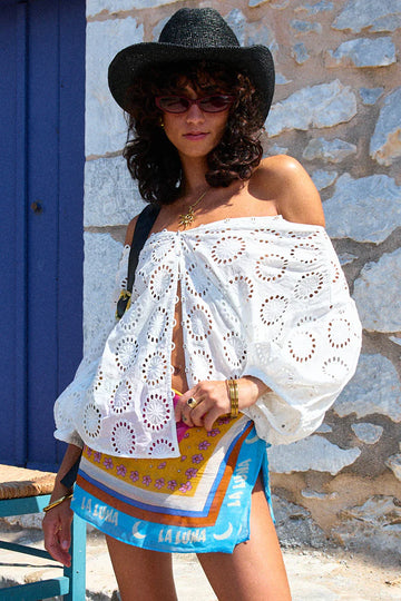 Yaya Lace Blouse Antique White