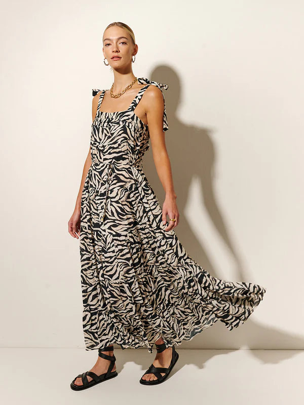 Zenya Maxi Dress Zebra