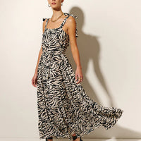 Zenya Maxi Dress Zebra