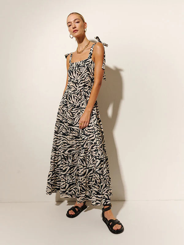 Zenya Maxi Dress Zebra