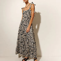 Zenya Maxi Dress Zebra