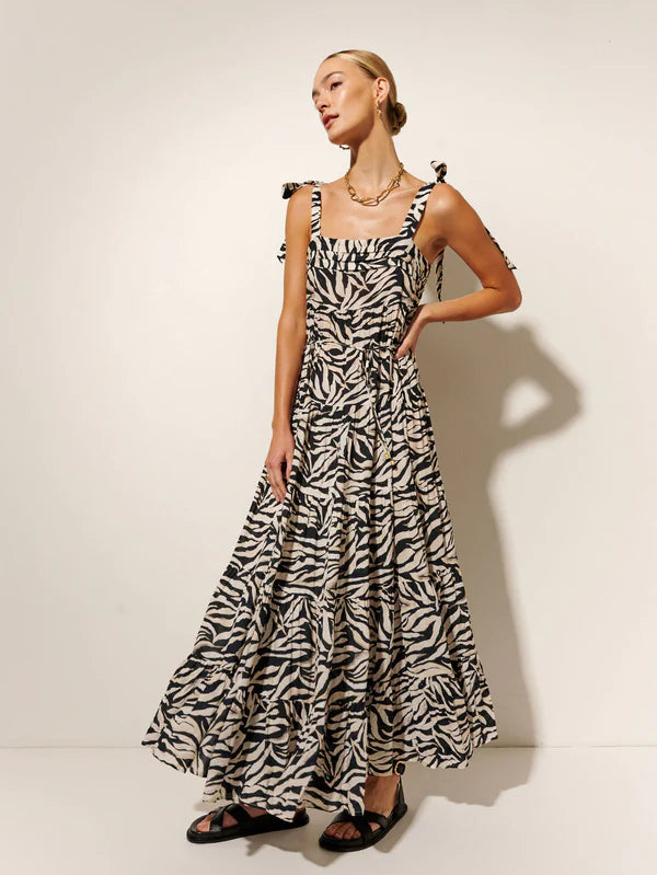 Zenya Maxi Dress Zebra