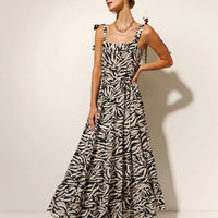 Zenya Maxi Dress Zebra