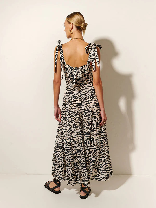 Zenya Maxi Dress Zebra