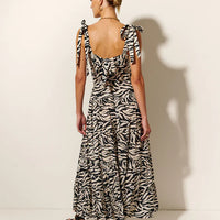 Zenya Maxi Dress Zebra