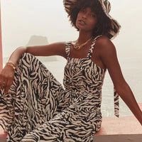 Zenya Maxi Dress Zebra