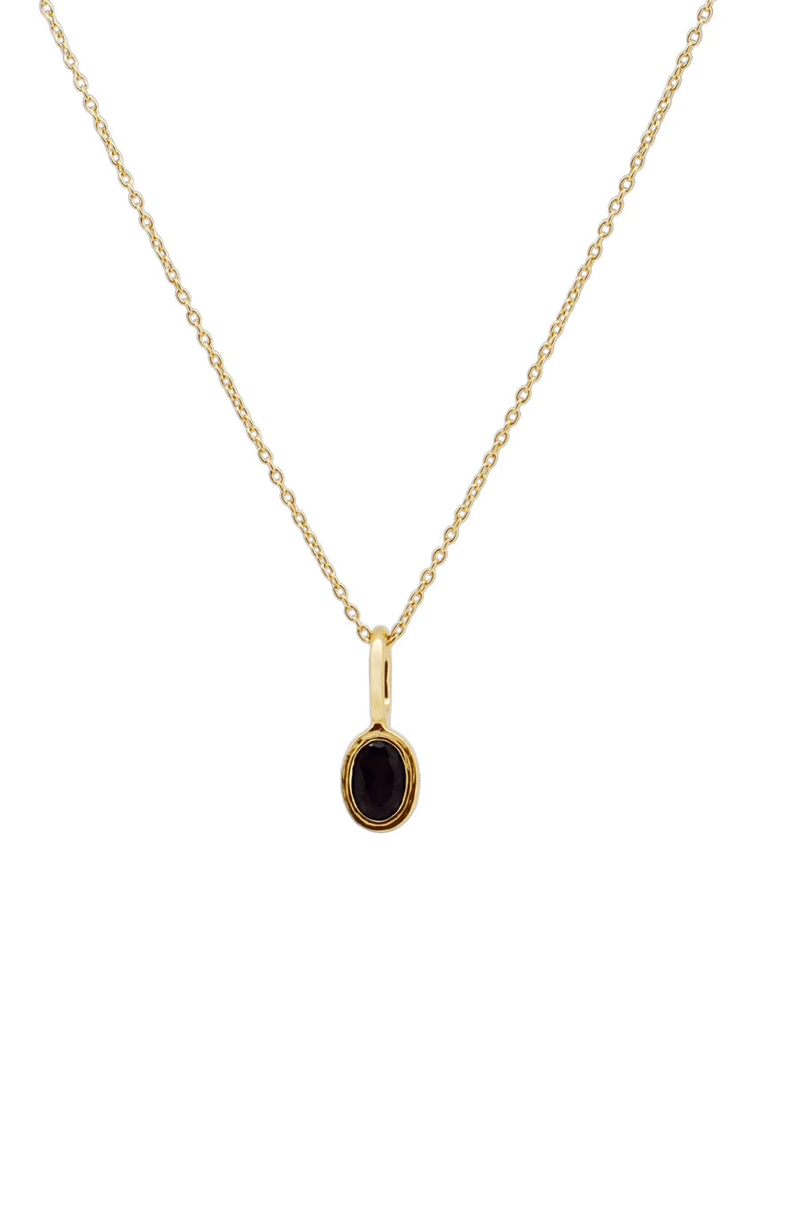 Elara Pendant Necklace Black Onyx