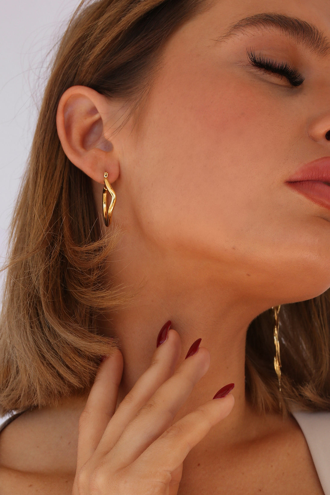 Esmeralda Hoop Earrings