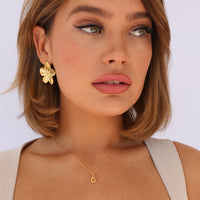 Flora Earrings in Gold