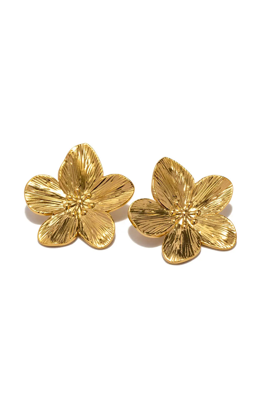 Flora Earrings in Gold