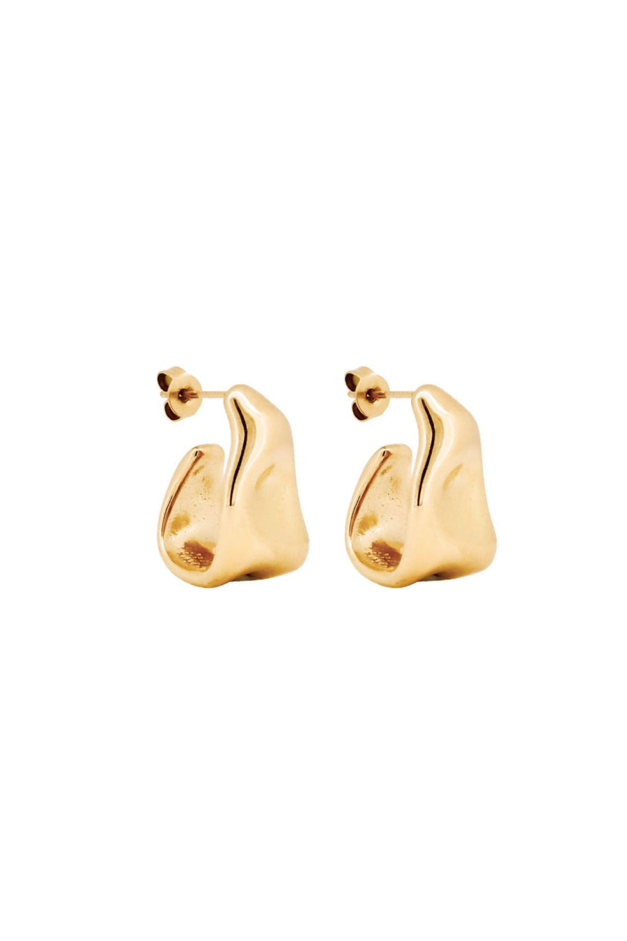 Hugo Earrings in Gold