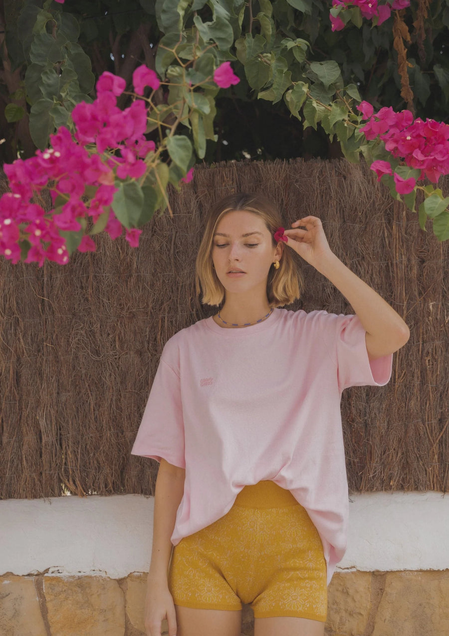 Low Key Logo Tee Pink
