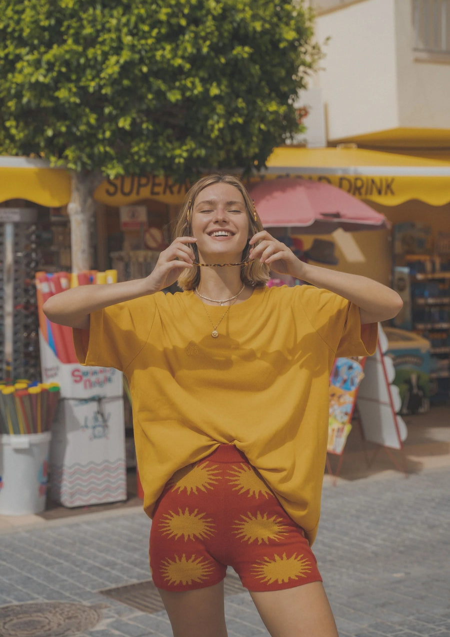 Low Key Logo Tee Yellow