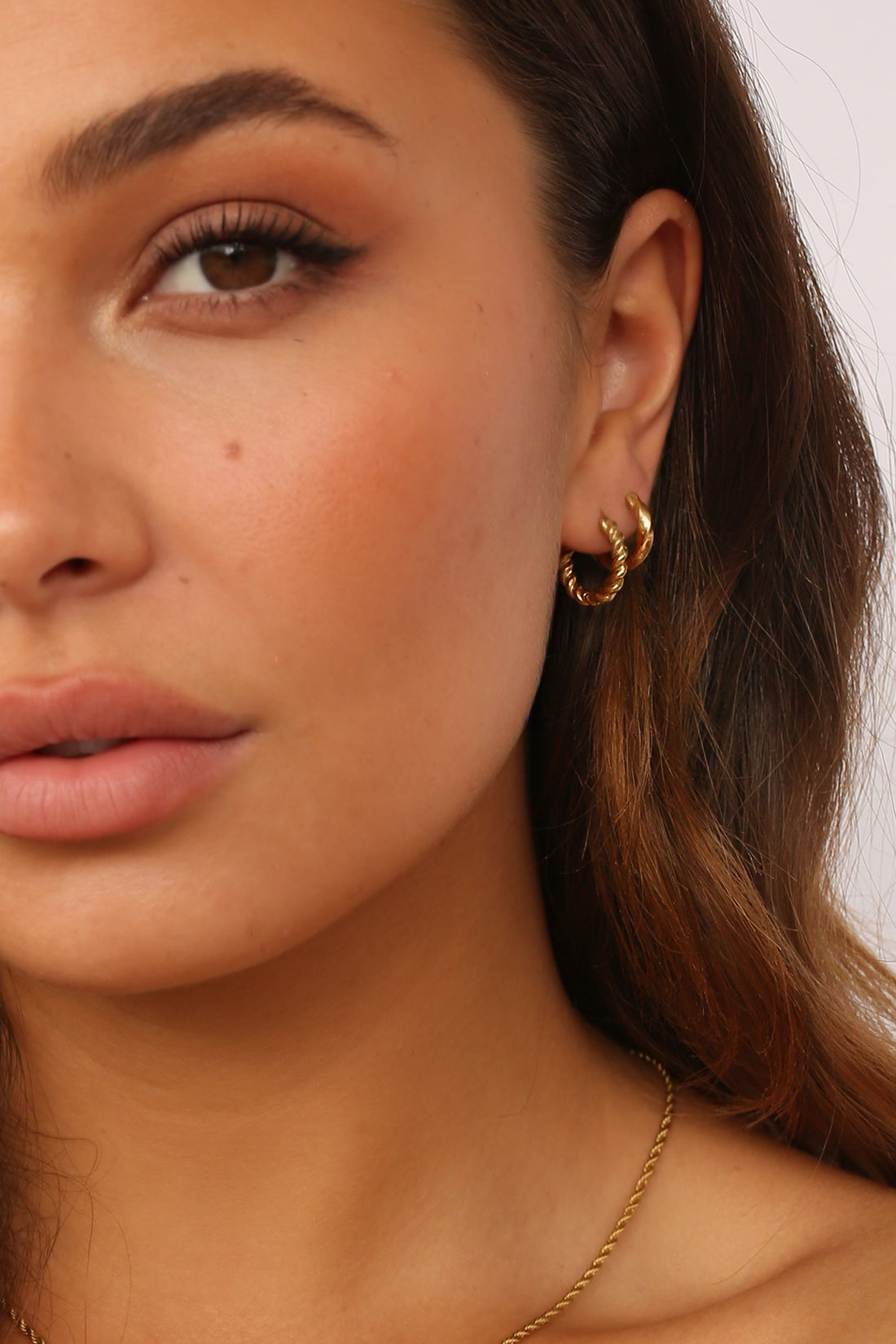 Ira Twist Hoops Gold