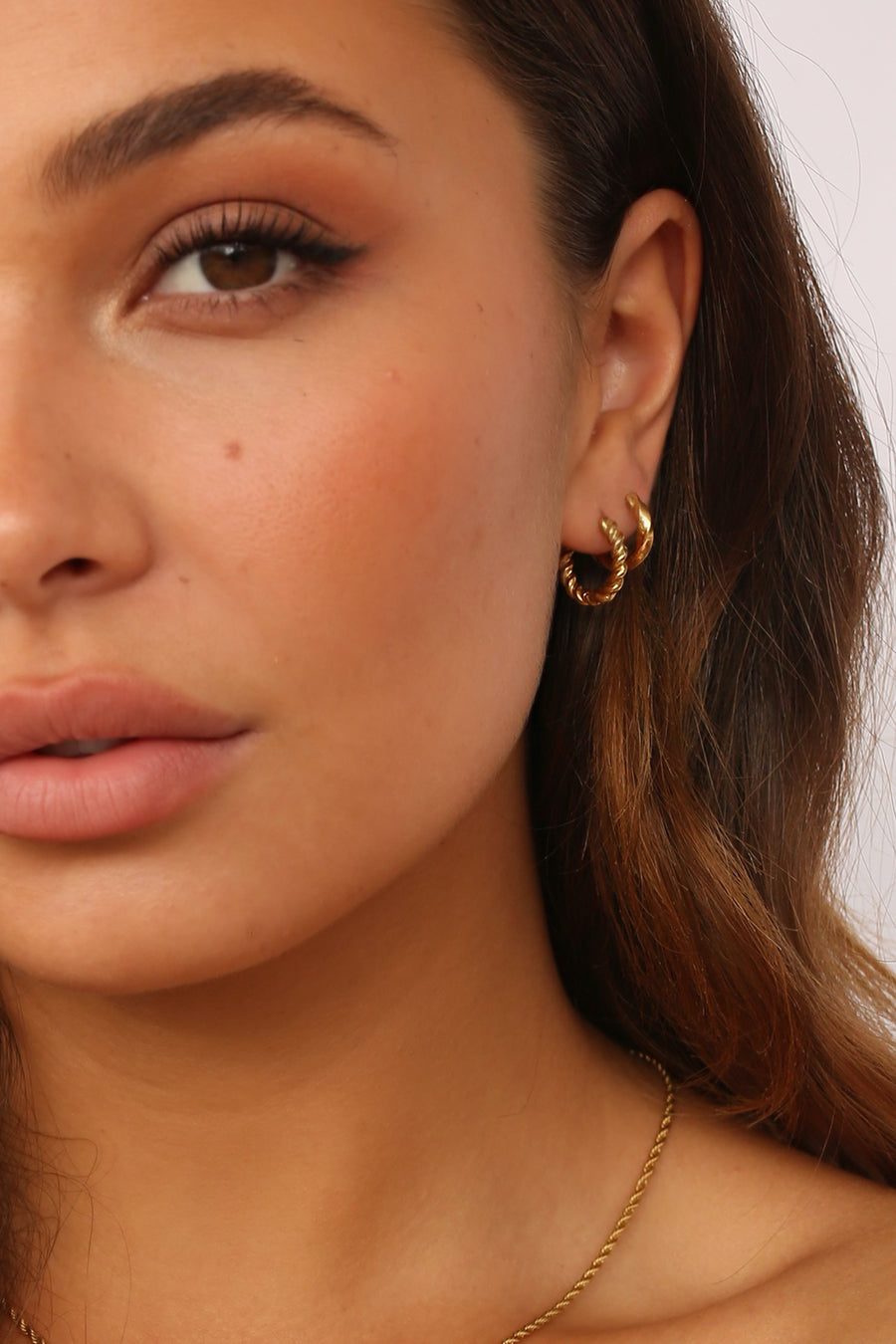 Ira Twist Hoops Gold