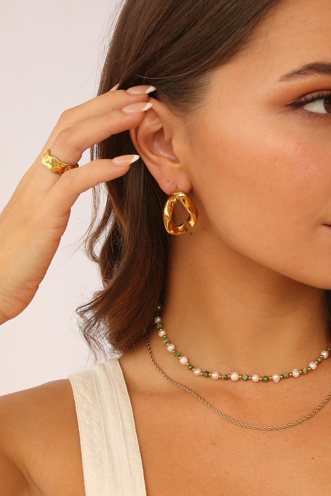 Lennon Earrings Gold