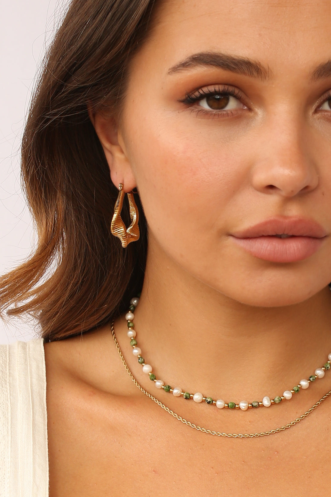 Lou Earrings Gold