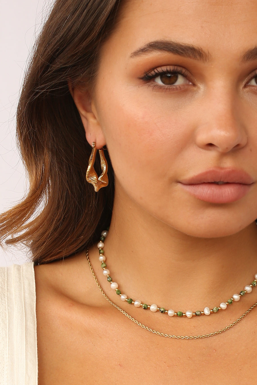 Lou Earrings Gold