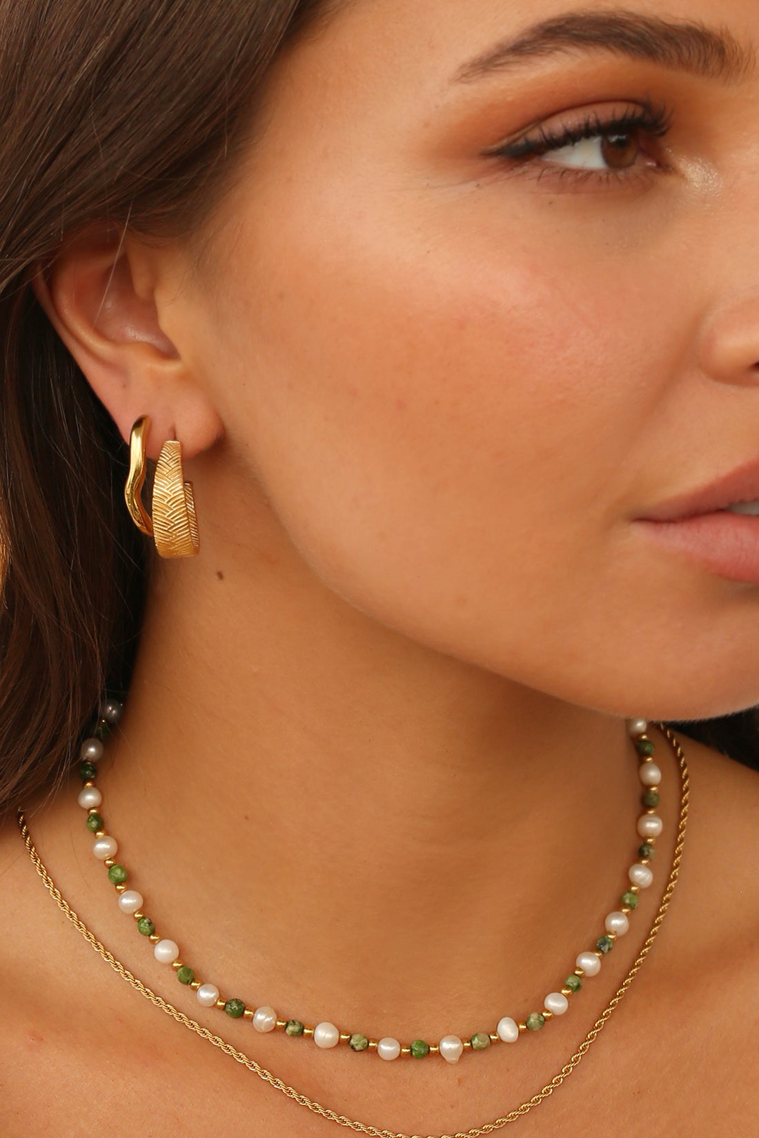 Parker Hoop Earrings Gold
