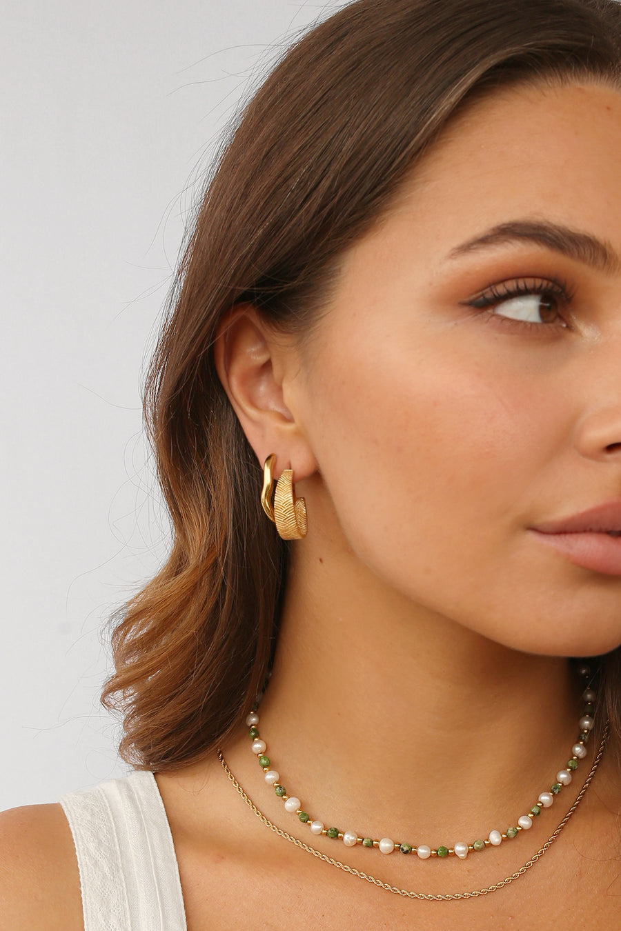 Parker Hoop Earrings Gold