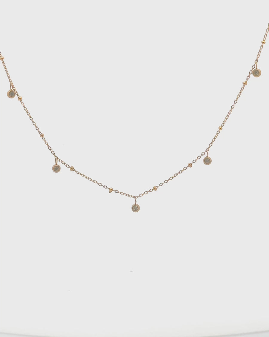Solaris Petite Necklace Gold