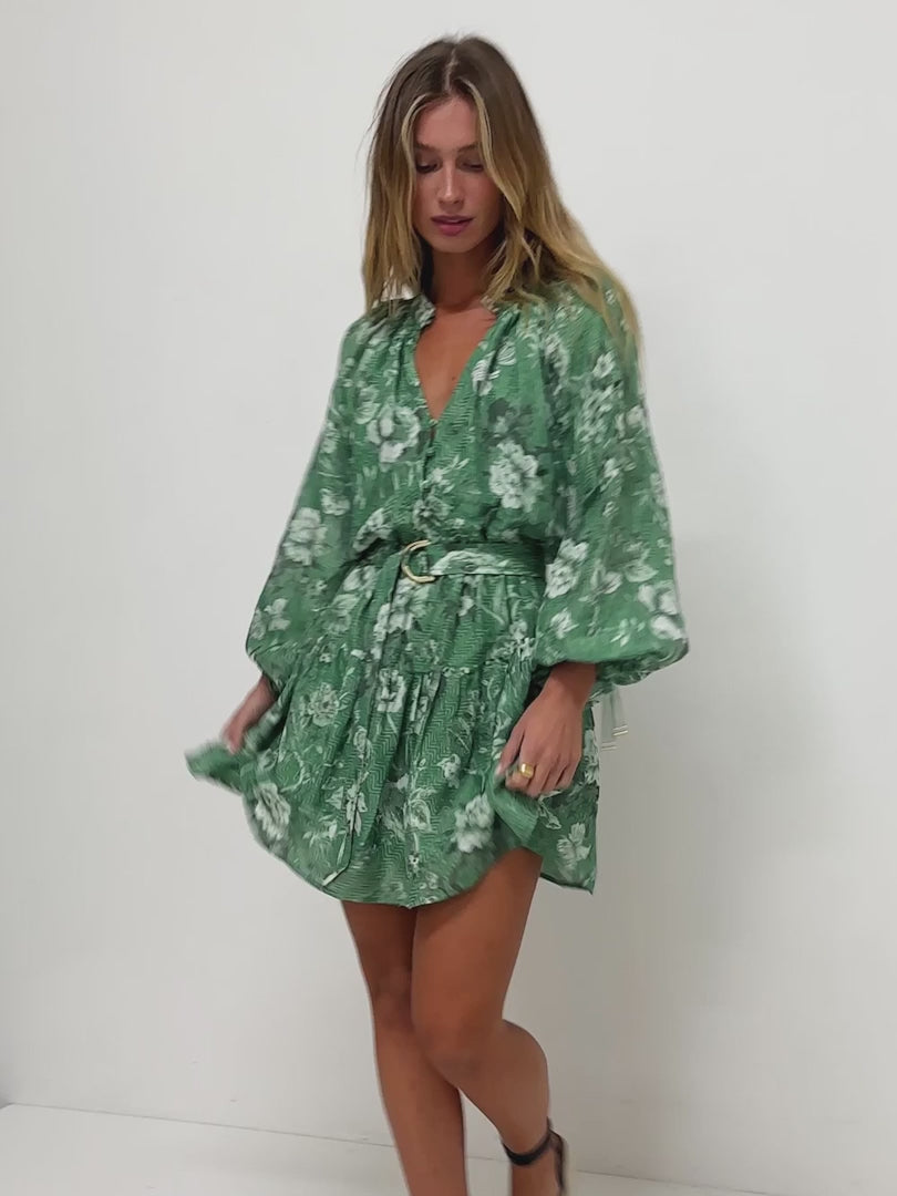 Khalo Mini Dress Green