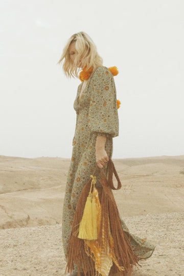 LADY UNTAMED GOWN MATCHA